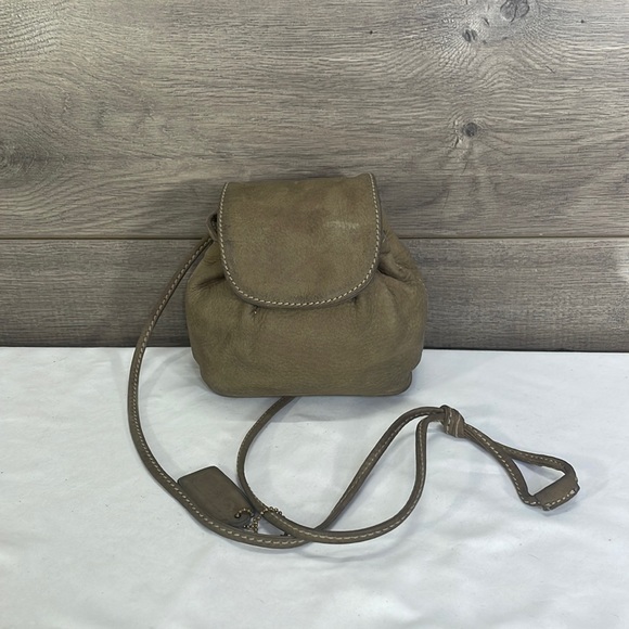 Coach Handbags - Rare Coach Vintage Small Sonoma Pouch Nubuc Crossbody Light Brown 4940